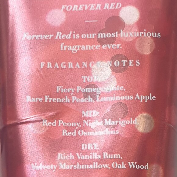 Bath & Body Works Forever Red Ultra Shea Body Cream 8 Oz & Shower Gel 10 Oz - Picture 6 of 8